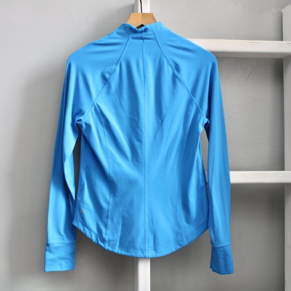 Athleta Women's Black & Blue Salutation Full Zip Jacket Bundle of 2 Size Medium - Picture 7 of 13